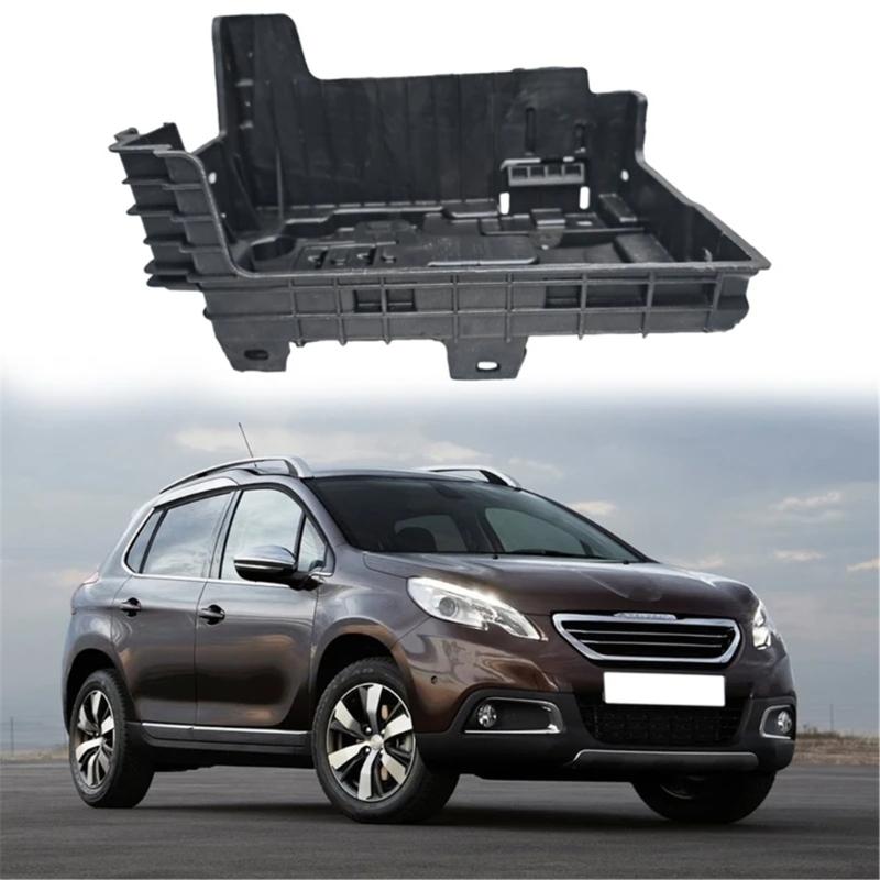 Kfz-Zubehör Auto-Batterieabdeckung Steckplatz Batteriehalter Schale Batterieablage für 301 208 207CC DS3 Elysee