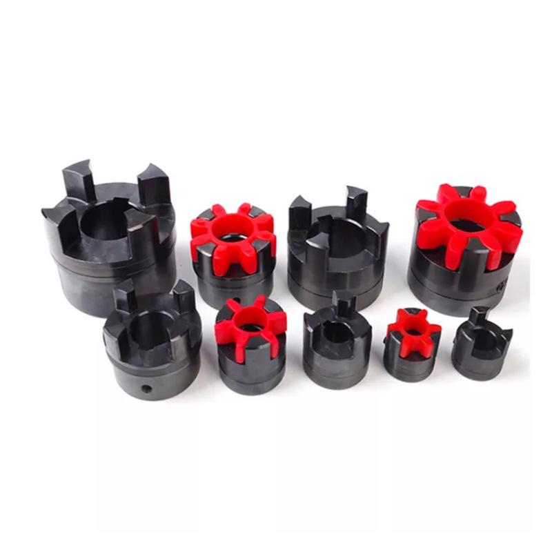 New 45 Steel Material Star Elasticity Couplings XL3 Couplings Plum High Torque Coupler Size Is D=65 L=90 D1&D2 At 15-35MM Choose