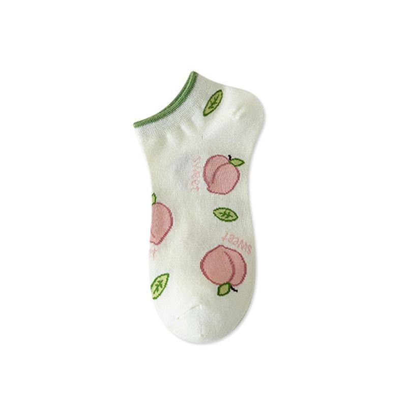 Anti-slip and Non-dropping Boat Socks for Women, Combed Cotton Socks, Shallow-mouthed Breathable Socks, Short Socks, Thin Styles for Spring and Autumn