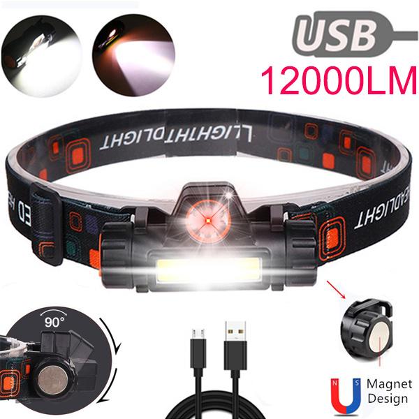 Lighting Headlight 12 Mini COB Outdoor LED Magnet Headlamp Camping Cycling Hikin