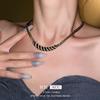 Medieval Arc-shaped Oil Dripping Luxury Collarbone Necklace