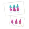 Jewelry Wire Forming Tool Set with 3 ABS Plastic Mandrels, Graduated Shaping Surfaces, and Open Hollow Bases for Crafts