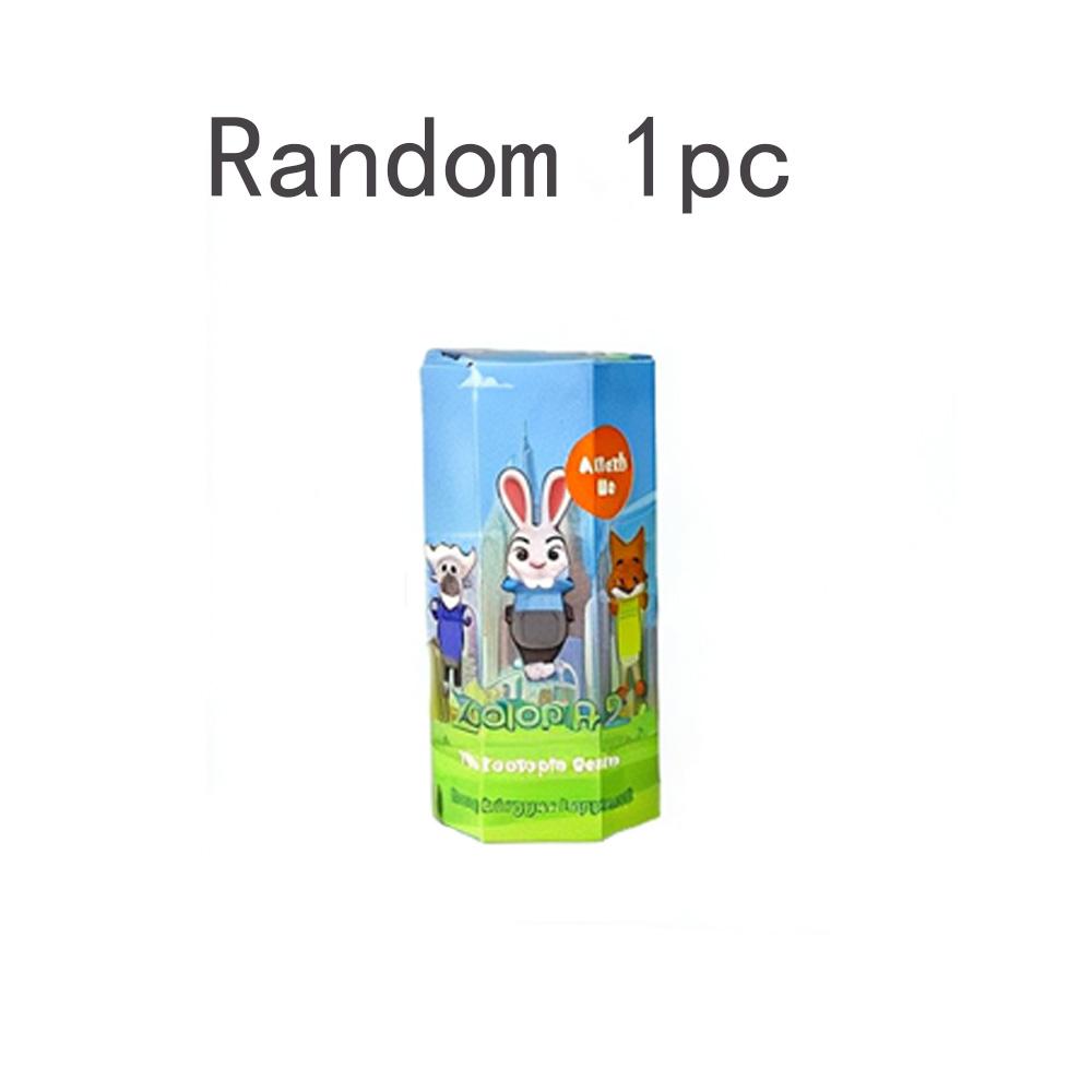 Non-Toxic Blind Box Doll Crazy Animal City Animal Surrounding Ornament Fox Nick Judy Mobile Computer Decoration Surprise Gift