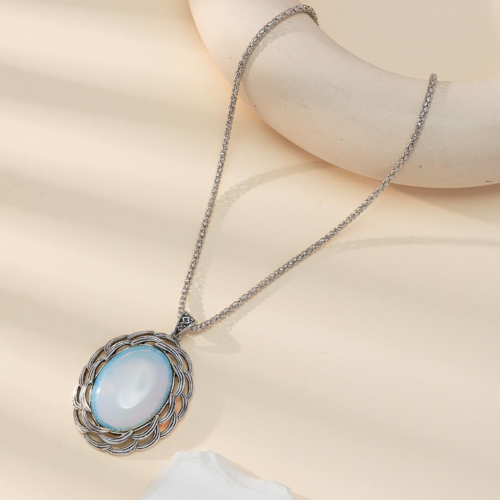 No Ip Item Alloy Hollow Pendant Necklace For Diy Jewelry Making Craft