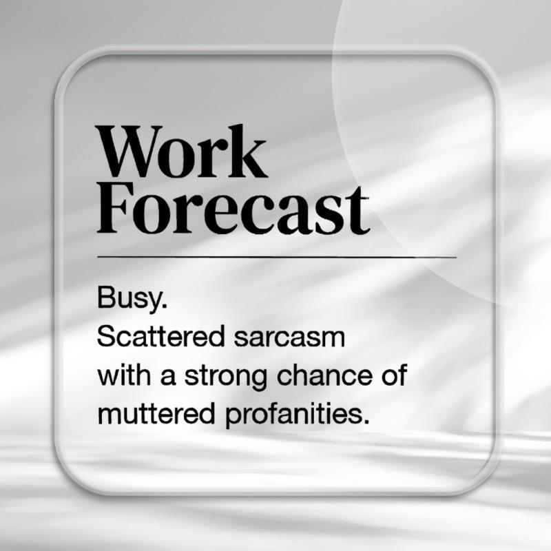 

1 забавная настольная табличка, 14 дисплей с предсказаниями о работе. Саркастичный офисный декор для коллег/друзей. Рождество, подарок на День святого Валентина. чистый