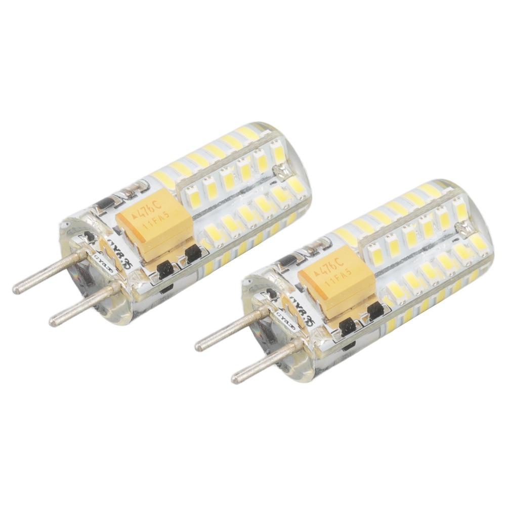 2pcs 12V GY6.35 Bulb 6000K Dimmable LED Bulb Durable LED Corn Bulb  Ceiling Fixture