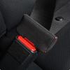 For Leading Ideal Li LiXiang L6 L7 L8 L9 Car Safety Belt Buckle Suede Leather Protective Cover Car Seatbelt Protective Cover