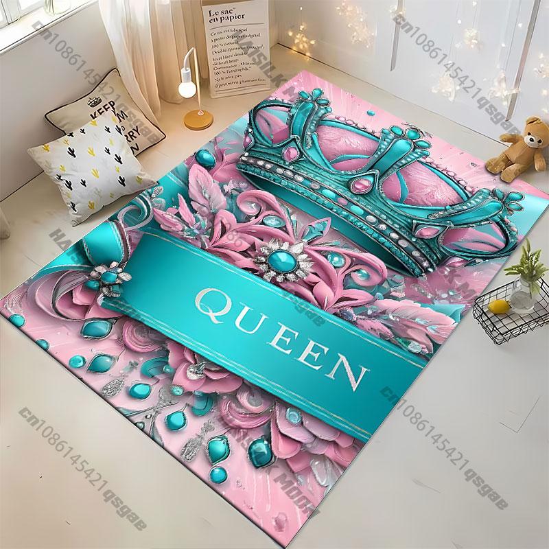 Royal elegance empowerment feminine grace carpet Yoga living room room decor children's crawling mat doormat area rug