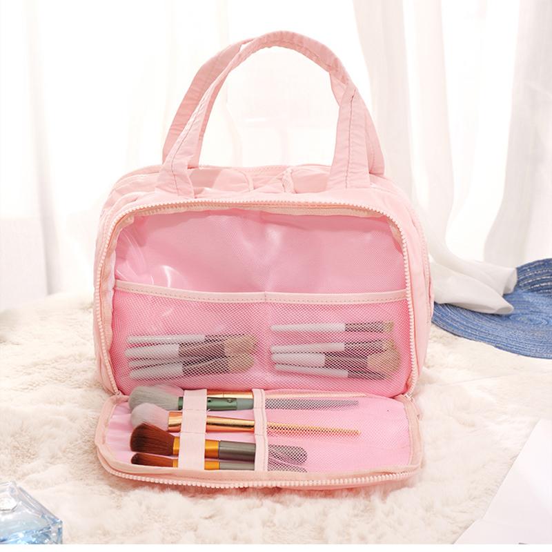 Portable Lightweight Makeup Women's Travel Miscellaneous Storage Bag Handheld Pouch Wash