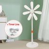 Portable Floor Fan,No Mesh Cover,Timer,Remote Control,Extendable Standing Fan,Plug-In Fan,Suitable For Living Room,Bedroom