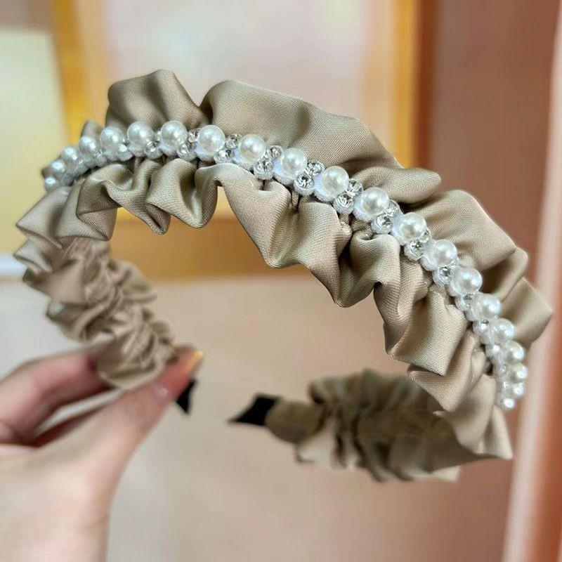 Luxurious Wide-Brimmed Headband for Women - Top Knot Design, Perfect for Autumn/Winter