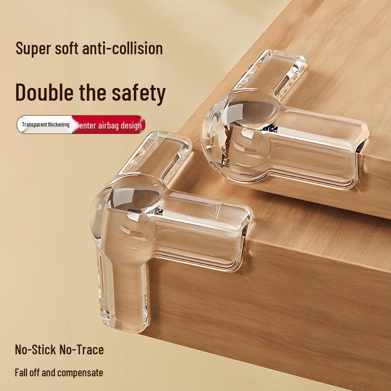Transparent Anti-Collision Table Corner Protector Airbag for Safety