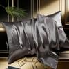 40 Momme 100% Pure Mulberry Silk Pillowcase With Adjustable Ties Solid Color Luxury Sleep Skincare Pillow Cover