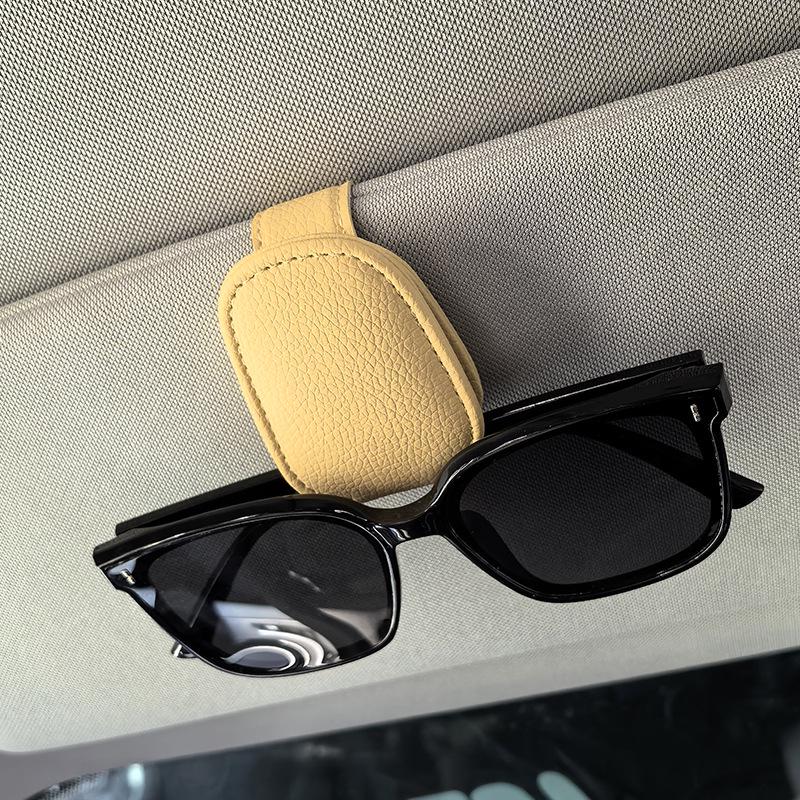 Universal Car Sun Visor Glasses Holder - Multifunctional Clip for Sunglasses and Storage
