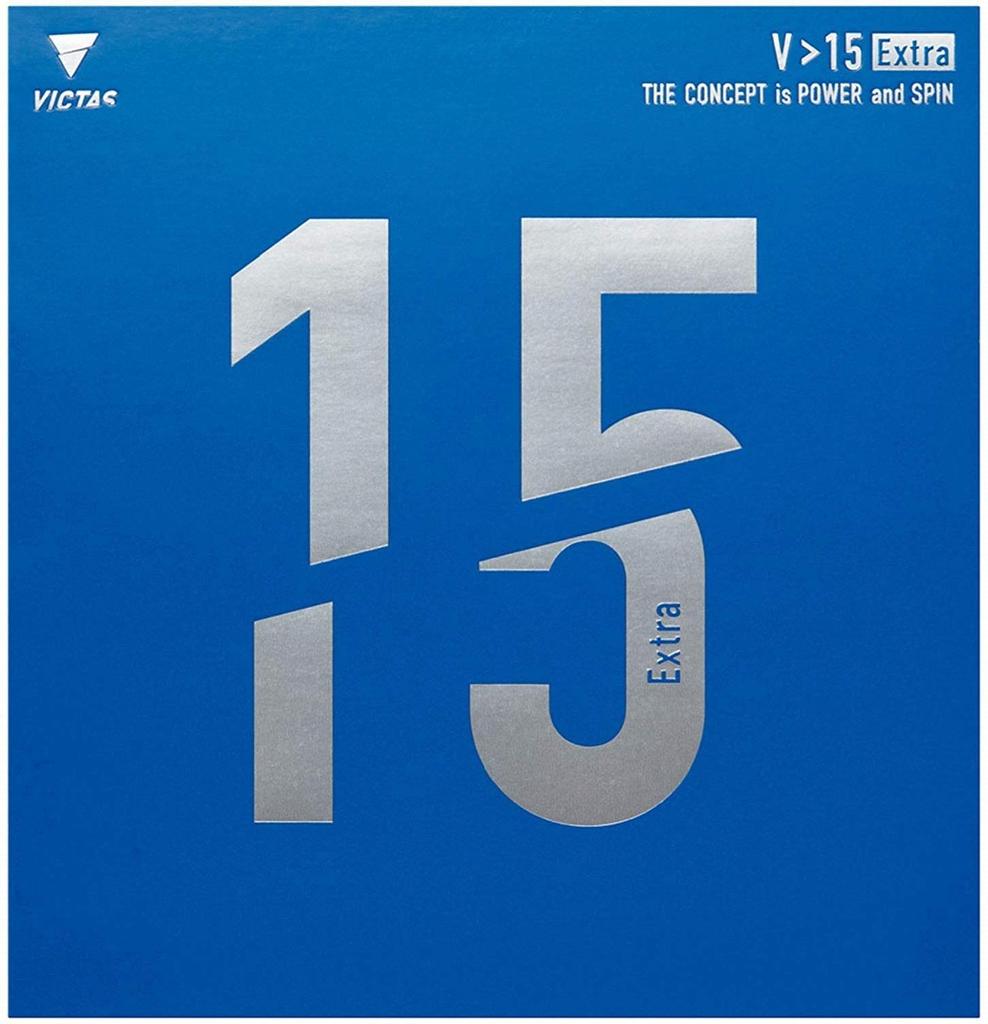 VICTAS Table Tennis Back Rubber V15 Extra 020461 Black 2 Sizes
