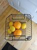 Black Tiered Metal Basket For Fruit And Vegetables