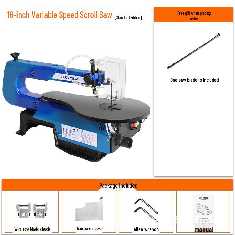 LUXTER Electric Jigsaw & Scroll Fret Saw for Woodworking