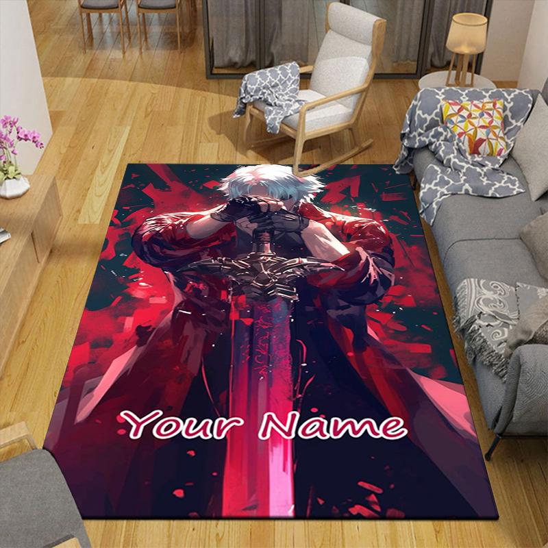 Custom 1Pc Devil May Cry Dante'S Journey Rug Office Carpet Indoor Outdoor Entrance Doormat Nonslip Soft And Comfortable Living Room D291537
