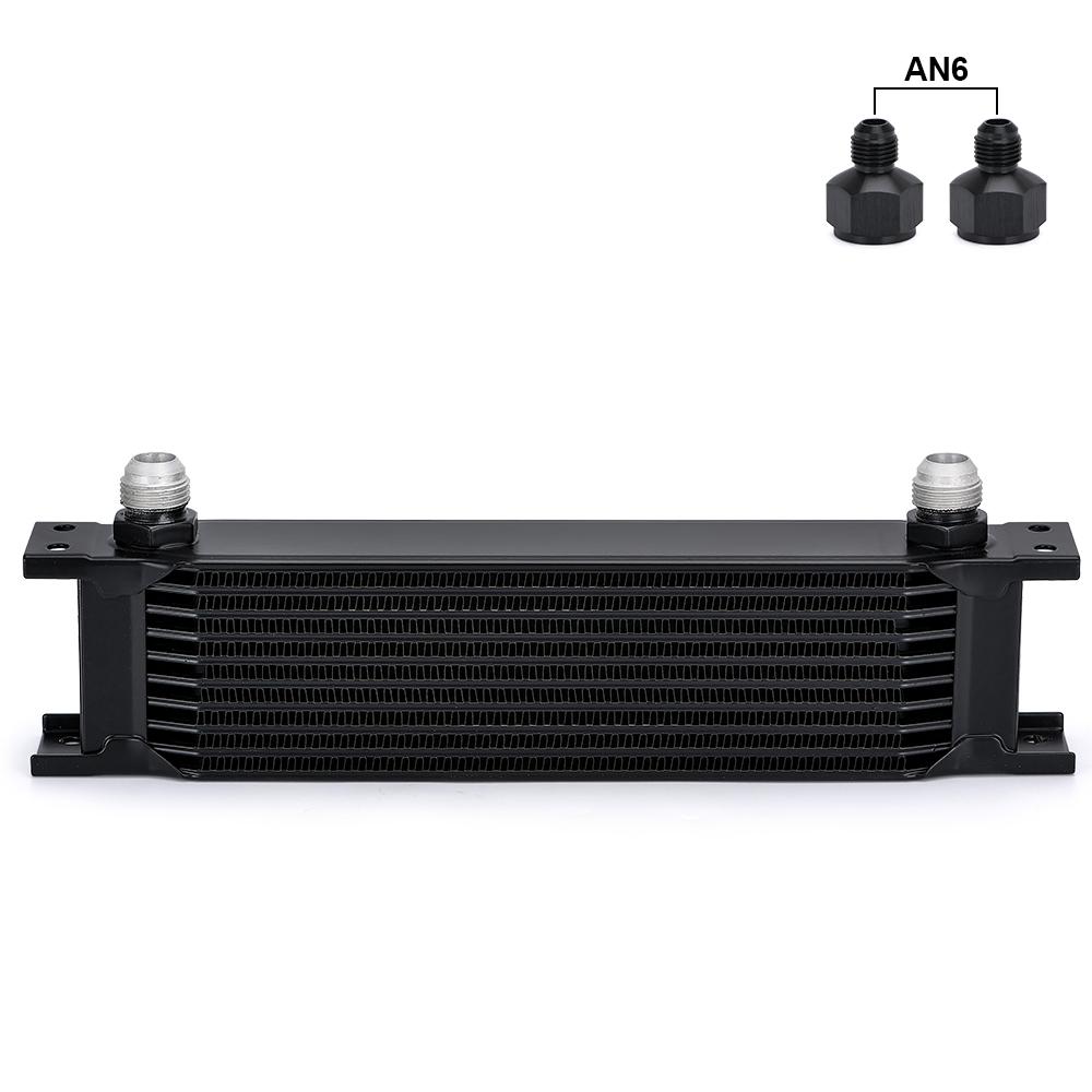 

AN10 Алюмінієвий радіатор 7/10/13/16/19/25/30 рядів британського типу автомобільного масляного радіатора двигуна Заміна радіатора охолодження Універсальний кулер 10 ROW чорний