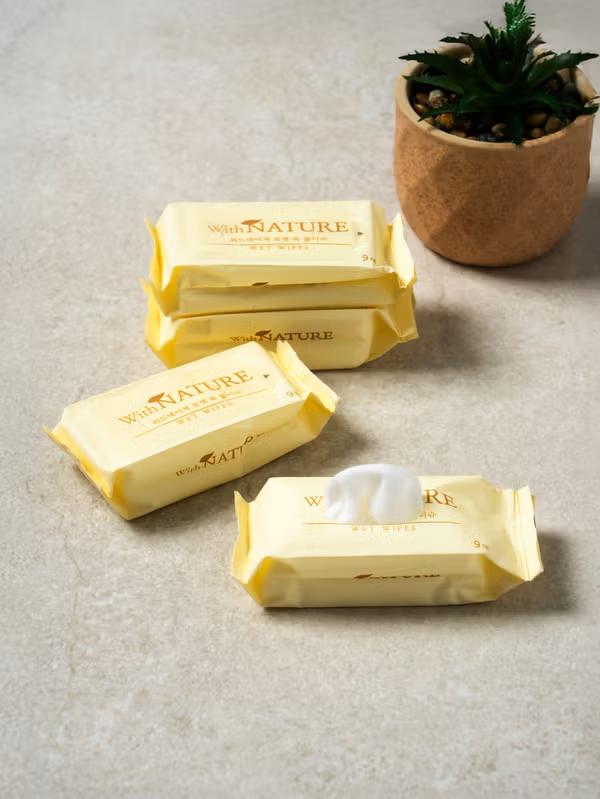 

Мини Карманные Влажные Салфетки (9 листов x 4 упаковки) - Идеальный набор для уборки EDC!