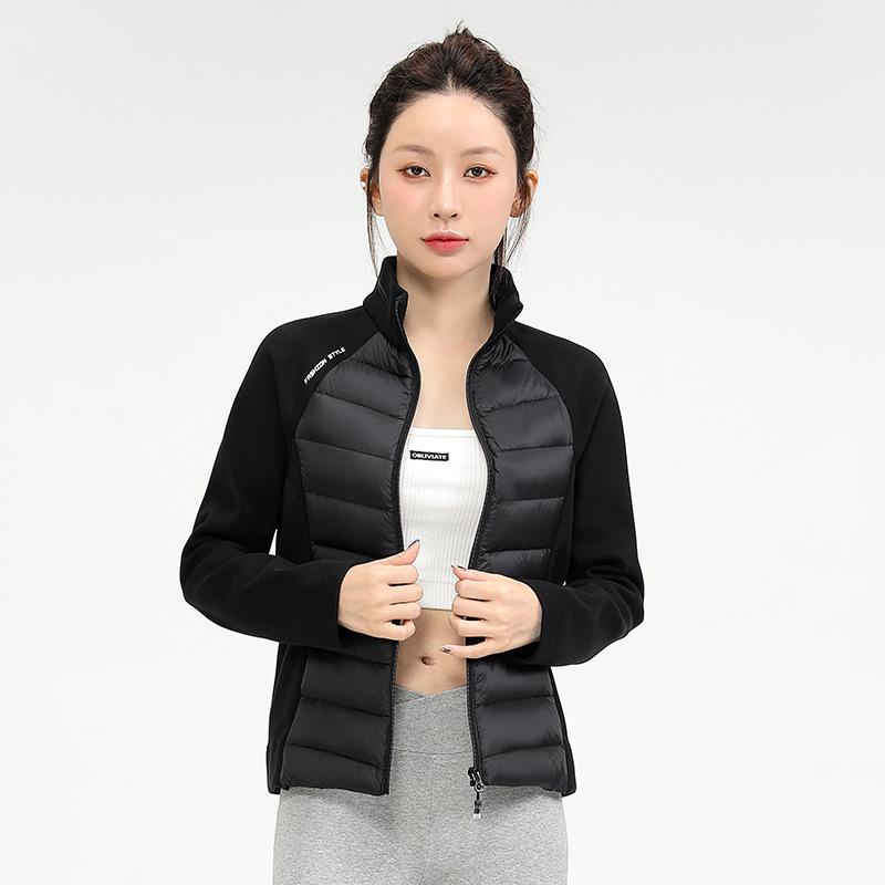 LuLu Winter Women's Stand Collar Duck Down Jacket