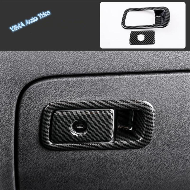 ABS Glove Storage Box / Central Control Air Conditioning Panel Accessories Cover Trim For Volkswagen Arteon 2018 - 2024