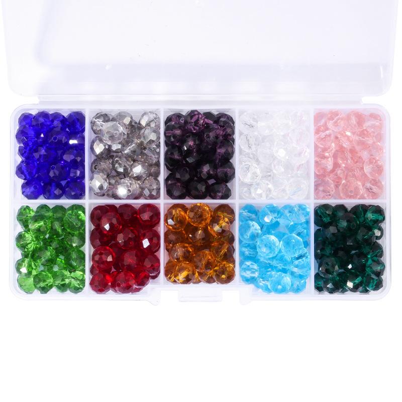 24-Grid Crystal Beads Box for DIY Jewelry: Necklace, Bracelet, Bag Chains