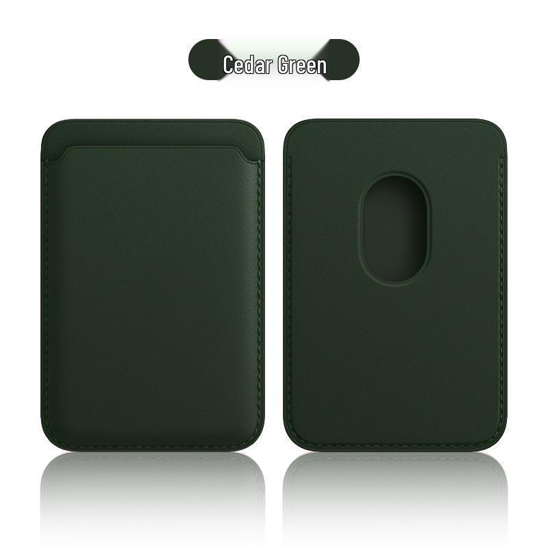 High-Quality PU Leather Magnetic Card Holder with Pop-up Animation for iPhone 17