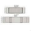 Bathtub Tray Bath Shelf with Drain Holes Extendable Multi Compartments Organizer Rack for