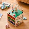 imikids Wooden Activity Cube