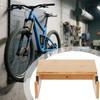 Wall Mounted Bike Rack Indoor Wooden Bicycle Storage Hook Shelf Bike Holder Display Stand Organizer Space Saver