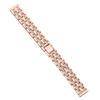 Edelstahlbänder Kompatibel mit Garmin Lily 2 Active/Classic Bling Strassstein Diamant Metallarmband Ersatzarmband