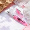 BANMI Colorful Transparent Fountain Pen Multi-hued Ergonomic Writing Pen for Correct Posture Office School Supplies Stationery
