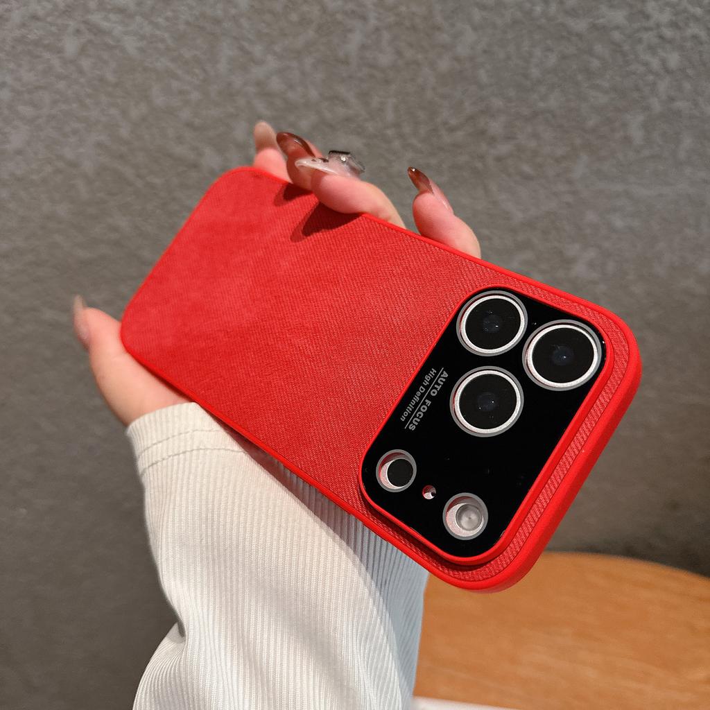 Luxury Full Camera Protection Denim Phone Case for IPhone 17 Pro Max 16 15 14 13 Pro Max Color Slim Matte ShockProof Soft Cover