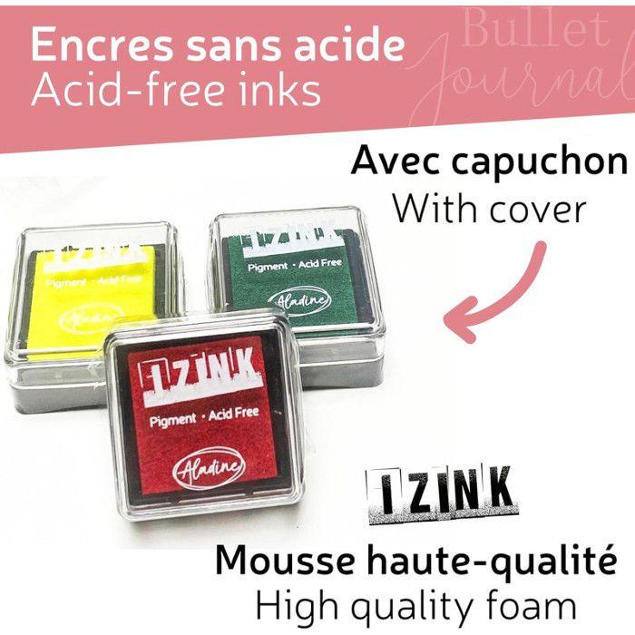 Pigment Ink Pad Kit - Aladine - 10 Colors - 3.5 X 3.5 Cm - Mixed - Adult