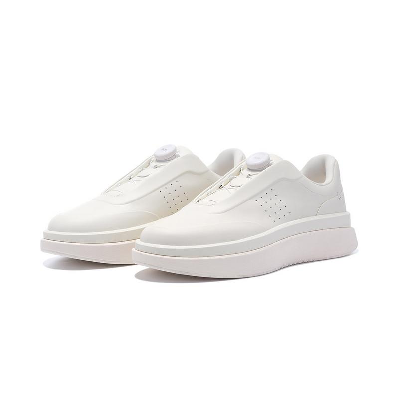 Li-Ning 1990 Xuanji Sports Fashion Shock Absorbing Wear Resistant Height Increasing Low Top Casual Shoes Men Casual Shoes White ALHV007-2
