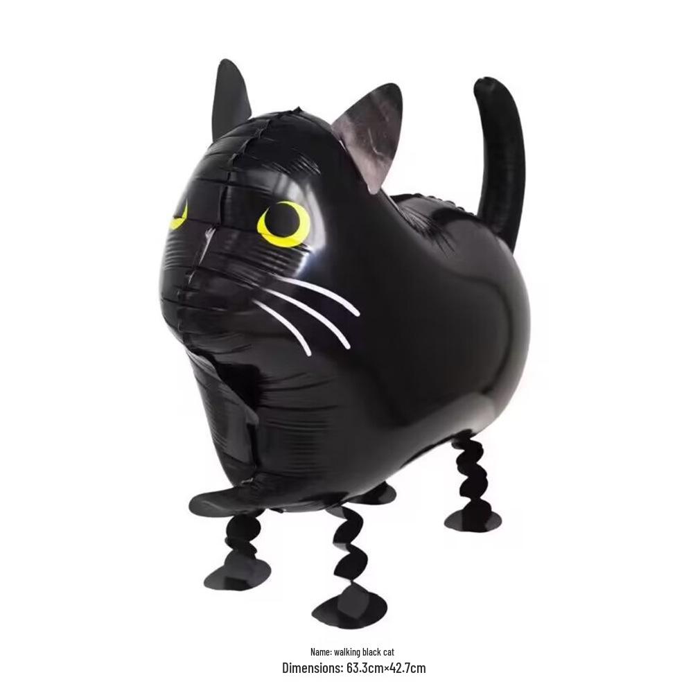 Cartoon Animal Walking Balloons: Duck & Pig for Birthday Decorations or Night Market Promotions