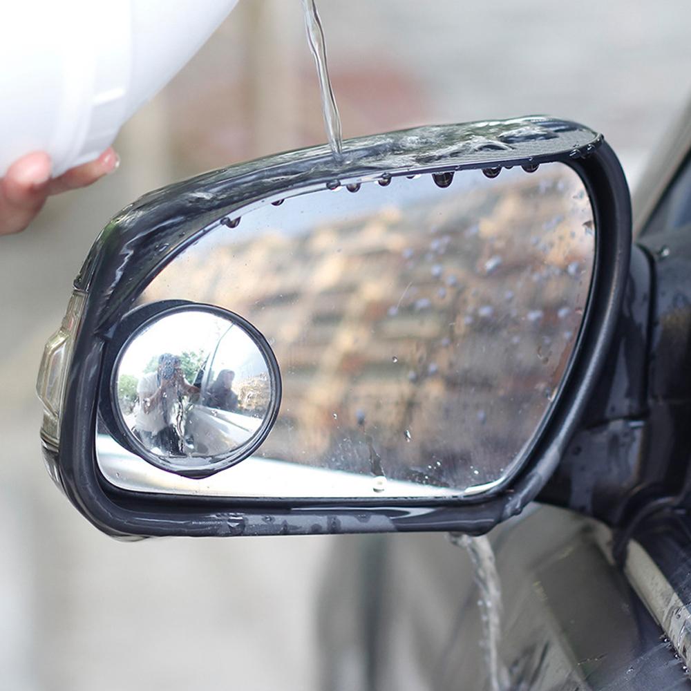 2Pcs Car Rearview Mirror Rain Eyebrow Carbon Fiber Auto Car Rear View Side Rain Shield Snow Guard Sun Visor Shade Protector