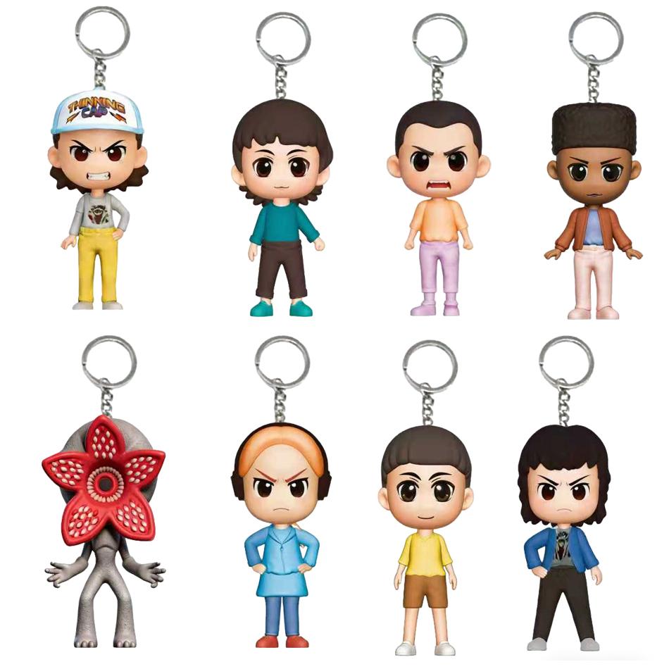 8Pcs/ Set Q Version Eleven Will Nancy Steve  Figure Demogorgon D'Artagnan Action Figure Movie Model Toys Kids Gift
