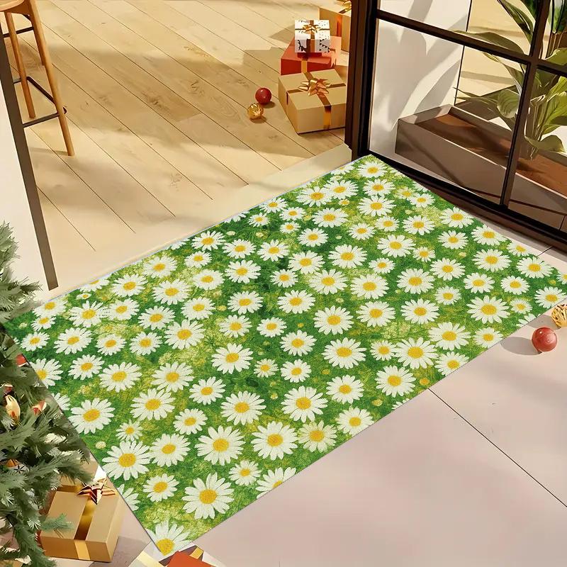 

1 шт. Кухонные коврики против усталости Цветочные Водонепроницаемые Нескользящие Толстые Амортизирующие Кухонные Коврики Сверхпрочный Комфортный Коврик для Стояния для Кухни 40*60cm