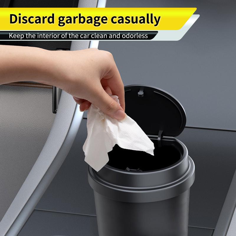 Car storage - press-down style water bottle and trash can For Lada Vesta Niva Samara Kalina Largus Priora Xray Granta PP27