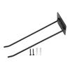 25*10*7cm Garage Tool Rack Weather Resistant Tool Rack Weather-Resistant Metal Anti-Slip Texture Independent Hook Adjustment