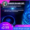 For Alfa Romeo 1/2pc Led Luminous Car Water Cup Coaster 7 Colorful USB Charging Light For Alfa Romeo 4C Mito Giulietta 159 Sport zl9