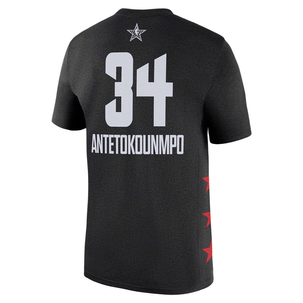 Jordan X NBA All-Star Weekend Dri-Fit Giannis Antetokounmpo Pullover Simple Comfortable Short Sleeve T-Shirt Men Tops BQ2508-020