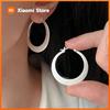 925 Sterling Silver Earrings For Women Trendy Geometric Big Round Earring Jewelry Prevent Allergy Party Gift Accessories