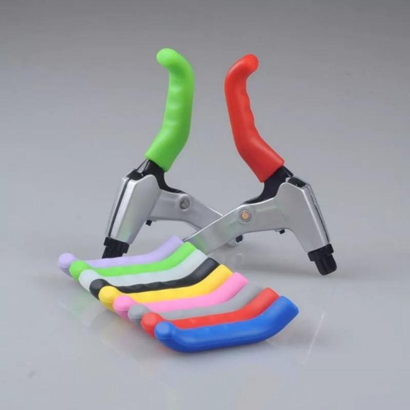 2Pcs Bike Brake Lever Cover Anti-Slip Brake Lever Protections Sleeve Grips Waterproof Silicone Bike Brake Handle Sleeve