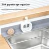 Silicone Kitchenware Drying Mat Anti-slip Heat Resistant Stovetop Gap Drainer Pad for Counter Utensil Storage