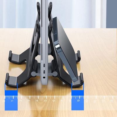 Vertical Stand For Mac Mini Aluminum Alloy Laptop Desktop Stand Anti-Slip Adjustable Computer Holder