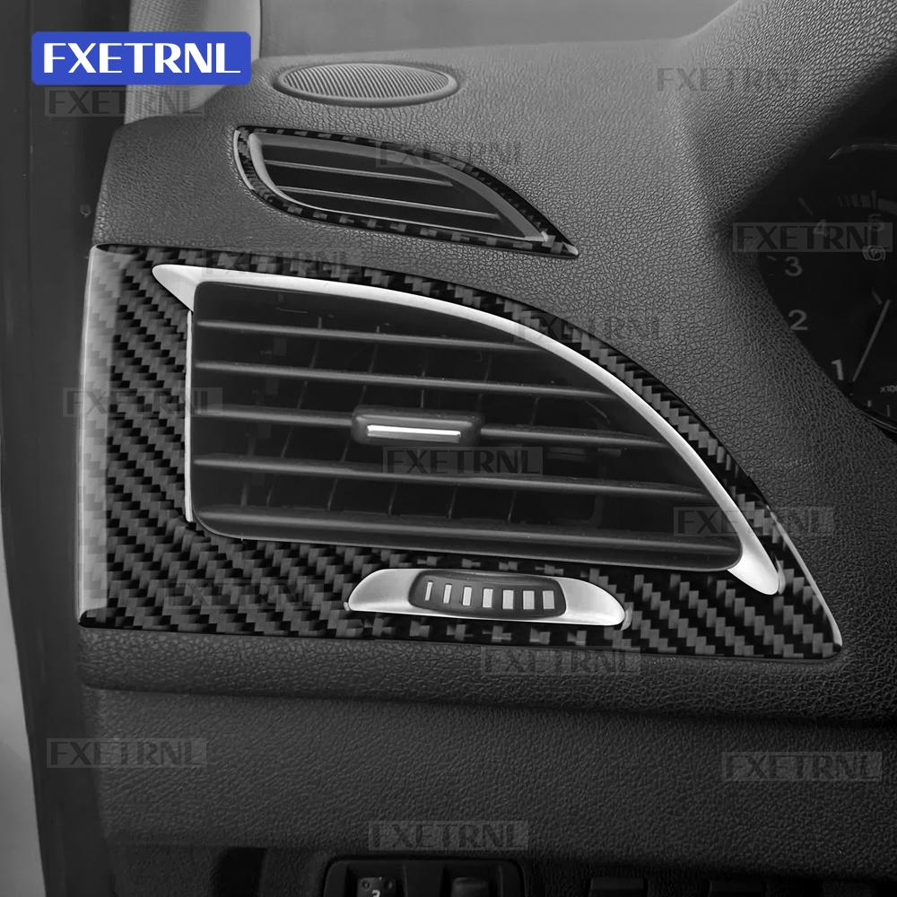 Sticker For Renault Fluence Megane 3 RS 2009 2010 2011 2012 2013 2014 2015 Car Real Soft Carbon Fiber Both Side Air Outlet Trim