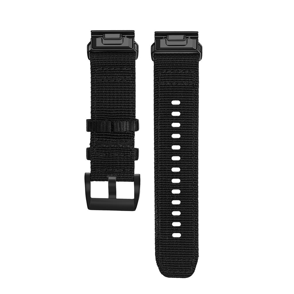 For Garmin Fenix 7 Pro 8 Canvas Strap Tactix 8 Nylon Strap Pin Buckle 20/22/26mm Watch Band